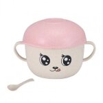 Bol en paille de haute capacit�, mat�riau de qualit� alimentaire, r�sistant a la chaleur, bol d'alimentation ...