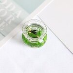 Bol de rservoir de poisson en verre, joli aquarium, maison de poupe, ornements de maison, jouets miniatures, ...