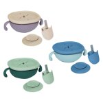 Bol en silicone a succion pour les tout - petits, bol a soupe a collation pour bébé, bol a ventouse en ... Bol en silicone a succion pour les tout - petits, bol a soupe a collation pour bébé, bol a ventouse en ...