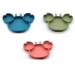Bol a succion en forme de crabe pour b�b�, assiette a d�ner divis�e, apprentissage pour nourrissons, ...
