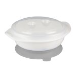 Bol a ventouse pour b�b� - 13, 5 x 15 cm - gris