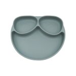 Bol a ventouse pour bb, assiette divise pour nourrissons, apprentissage de l'alimentation, silicone ...