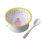 Bol ventouse et cuillre barbapapa - petit jour paris