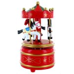 Boléro (maurice ravel) - boîte a musique - carrousel - manège musical miniature rouge en bois avec chevaux ... Boléro (maurice ravel) - boîte a musique - carrousel - manège musical miniature rouge en bois avec chevaux ...