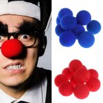 Bon66 10 pices eponge boule clown nez pour nol halloween dguisement jouet de fte