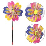 Bon66 3d papillon fleur moulin a vent vent spinner maison jardin cour décoration enfants jouet y4ud Bon66 3d papillon fleur moulin a vent vent spinner maison jardin cour décoration enfants jouet y4ud