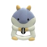 Bon66 b�ton de dentition en silicone pour b�b� gel des dents cr�atif dessin anim� ecureuil nourrissons? ...