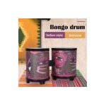 Bongos indien en bois pour enfants, instrument de musique a percussion, jouet educatif