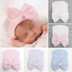 Bonnet a nâ¿ud papillon pour bébé unisexe, accessoires pour nouveau - né, confortable, pour hôpital, ... Bonnet a nâ¿ud papillon pour bébé unisexe, accessoires pour nouveau - né, confortable, pour hôpital, ...