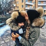Bonnets parent - enfant a la mode, chapeau d'hiver, pompon pour bb, double boule de fourrure, chaud, ...