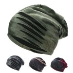 Bonnet de ski pour homme, couvre - chef en tricot, style harajuku, rtro, teinture par nouage, hip hop, ...