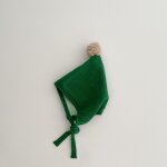 Bonnet en tricot a pompon pour bb fille et garon, couvre - chef chaud de protection des oreilles pour ...