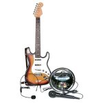 Bontempi electronic rock guitar with wireless amplifier and 2 microphones