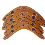 Boomerang en bois pour enfants, protection contre la lumire et le vent, 1 pice