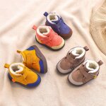 Bottes d'hiver pour bbs filles et garons, pour la neige, chaudes, en peluche, a semelle souple, antidrapan ...