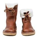 Bottes de neige chaudes a lacets pour femmes, décontractées, en cuir synthétique, doublées de polaire, ... Bottes de neige chaudes a lacets pour femmes, décontractées, en cuir synthétique, doublées de polaire, ...