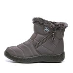 Bottes de neige pour femme, tube epais en peluche, imperméables, avec fermeture latérale, plate - forme, ... Bottes de neige pour femme, tube epais en peluche, imperméables, avec fermeture latérale, plate - forme, ...
