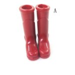 Bottes de pluie en caoutchouc, 1 paire, dcoration de jardin de maison, de cour, echelle 1 / 12, miniature ...