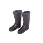 Bottes de pluie en caoutchouc miniatures pour meubles de maison de poupe, accessoires de jardin et de ...