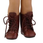 Bottes pour poupée américaine 18 pouces, chaussures a la mode, accessoires de déguisement Bottes pour poupée américaine 18 pouces, chaussures a la mode, accessoires de déguisement