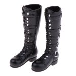 Bottes de soldat longues pour femmes, echelle 1 / 6, talon haut pour figurine 12''
