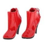 Bottines a talons hauts de 12 pouces, 1 paire, bottines a echelle 1 / 6, adaptes au corps de poupe ...