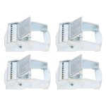 Boucle en alliage de zinc 4 pices pour sangle d'arrimage robuste, tendeur fixe, boucle  cliquet (25mm) ...