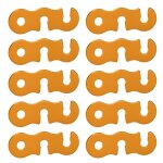 Boucle de corde en alliage d'aluminium, en forme de s, r�glable, pour tente de camping, tendeur, attache, ...
