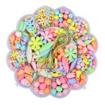 Boucles d'oreilles et colliers de perles, accessoire de jouets d'amiti pour les tout - petits