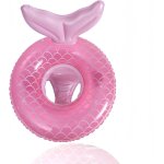 Boue bb, rose boue piscine de natation gonflable avec culotte, la sirne bague anneau de natation ...