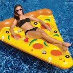 Boue gonflable gante - 180 cm - pizza