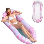 Bouee piscine, chaise longue de piscine avec appui - tte, matelas hamac flottant pour piscine, jouets ...