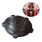 Bougeoir en bois, astrologie pentacle, plaque d'autel, divination, chandelier ornements de table, accessoires ... Bougeoir en bois, astrologie pentacle, plaque d'autel, divination, chandelier ornements de table, accessoires ...