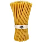 Bougies en cire d'abeille pure - bougies coniques hautes, fines - bougies d�coratives pour la pri�re ...