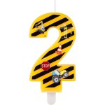 Bougie construction, joyeux bougie d'anniversaire bougies numérotées bougies rayées jaunes et noires ... Bougie construction, joyeux bougie d'anniversaire bougies numérotées bougies rayées jaunes et noires ...
