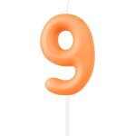 Bougies en forme de chiffre 9 - orange macaron - bougie d'anniversaire pour gâteau d'anniversaire - décoration ... Bougies en forme de chiffre 9 - orange macaron - bougie d'anniversaire pour gâteau d'anniversaire - décoration ...