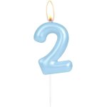 Bougie de gâteau d'anniversaire en forme de chiffre 2 bleu clair etincelant - décoration de gâteau d'anniversa ... Bougie de gâteau d'anniversaire en forme de chiffre 2 bleu clair etincelant - décoration de gâteau d'anniversa ...