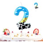 Bougies de gteau d'anniversaire, hauteur 11 cm bougies d'anniversaire chiffre pour enfants dcoration ...