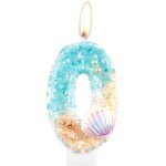 Bougies a paillettes en forme de coquillage pour gâteau, sirène, décorations d'anniversaire pour filles, ... Bougies a paillettes en forme de coquillage pour gâteau, sirène, décorations d'anniversaire pour filles, ...
