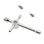 Bougie thermique n3 ou n4, 2 pièces, pièces de moteur avec clés croisées, accessoires de voiture pour ... Bougie thermique n3 ou n4, 2 pièces, pièces de moteur avec clés croisées, accessoires de voiture pour ...