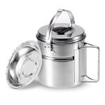 Les bouilloires extrieures portatives d'acier inoxydable de 1. 2l font bouillir la vaisselle de caf ...