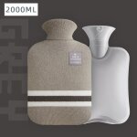 Bouillotte en caoutchouc de silicone solide, bouteille d'eau chaude, chauffe - mains d'irrigation, sac ... Bouillotte en caoutchouc de silicone solide, bouteille d'eau chaude, chauffe - mains d'irrigation, sac ...