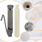 Bouillotte ceinture avec housse moelleuse 2 l en peluche mignonne ceinture de bouillotte a nouer longue ... Bouillotte ceinture avec housse moelleuse 2 l en peluche mignonne ceinture de bouillotte a nouer longue ...