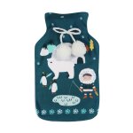 Bouillotte + housse polaire 21 x 34 cm petit ourson