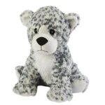 Bouillotte peluche lopard blanc cosy plush - soframar