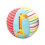 Boule d'attrapage multicolore, hochet en peluche, clochette, jouet de reconnaissance des couleurs a l'ecoute ...