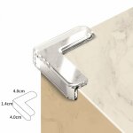 Boule en caoutchouc transparente en forme de l pour la scurit de bb, protecteur d'angle en silicone ...