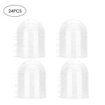 Boule de dcoration transparente pour manucure, 24 pices, boules de rangement pour nail art