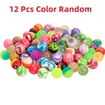 Boule elastique en caoutchouc de 30mm, style mixte, 12 / 24 pièces, balles rebondissantes multiples, ... Boule elastique en caoutchouc de 30mm, style mixte, 12 / 24 pièces, balles rebondissantes multiples, ...
