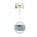 Boule foin suspendre gm gris pour rongeur et petit mammif�re